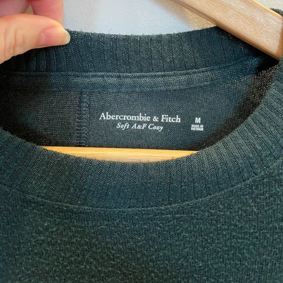 Abercrombie & Fitch Green Crew Neck Sweater - Picture 4 of 5